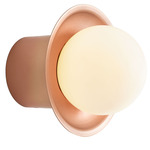 Janed Wall Sconce - Satin Copper / Opal