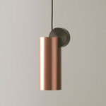 Calee V3 Pendant - Satin Copper / Satin Graphite