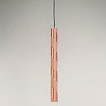 Candy Pendant - Satin Copper / Pink