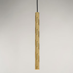 Candy Pendant - Satin Brass / Ivory