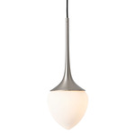 Louis Pendant - Satin Nickel / Opal
