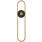 Gravity Outdoor Wall Light - Gold / Black