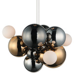 Stormy Pendant - Polished Chrome / Multi-Plated
