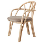Bistra Dining Armchair - Natural Rattan / Fustagno 02