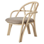 Bistra Lounge Chair - Natural Rattan / Fustagno 02