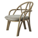 Bistra Lounge Chair - Olive Rattan / Fustagno 03