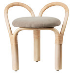 Bistra Stool - Natural Rattan / Fustagno 02