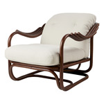 Poltrona Tria Lounge Chair - Dark Rattan / Reales 01