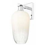 Brookhaven Flute Wall Sconce - Polished Chrome / Brookhaven Opal