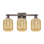 Preston Jar Bathroom Vanity Light - Oil Rubbed Bronze / Mercury
