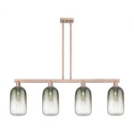 Brookhaven Cloche Linear Pendant - Antique Copper / Brookhaven Slate