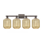 Preston Jar Bathroom Vanity Light - Oil Rubbed Bronze / Mercury