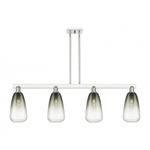 Brookhaven Almond Linear Pendant - Polished Nickel / Brookhaven Slate
