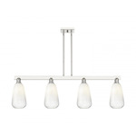 Brookhaven Almond Linear Pendant - Polished Nickel / Brookhaven Opal