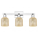 Bridal Veil 716 Bathroom Vanity Light - Polished Chrome / Mercury