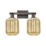 Preston Jar Bathroom Vanity Light - Oil Rubbed Bronze / Mercury