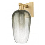 Brookhaven Flute Wall Sconce - Brushed Brass / Brookhaven Slate