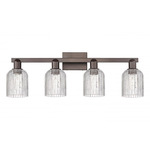 Bridal Veil 716 Bathroom Vanity Light - Oil Rubbed Bronze / Clear