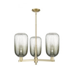 Brookhaven Cloche Chandelier - Antique Brass / Brookhaven Slate
