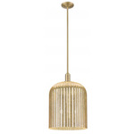 Bridal Veil Arcadia Pendant - Brushed Brass / Mercury