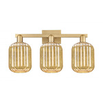 Preston Jar Bathroom Vanity Light - Brushed Brass / Mercury