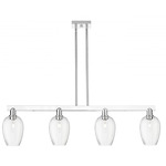 Preston Flute Linear Pendant - Polished Chrome / Clear
