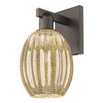 Preston Bulb Wall Sconce - Oil Rubbed Bronze / Mercury