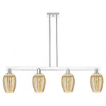 Preston Flute Linear Pendant - Polished Chrome / Mercury