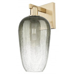 Brookhaven Flute Wall Sconce - Champagne Bronze / Brookhaven Slate