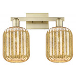 Preston Jar Bathroom Vanity Light - Antique Brass / Mercury