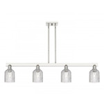 Bridal Veil 716 Linear Pendant - Polished Nickel / Clear