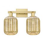 Preston Jar Bathroom Vanity Light - Satin Gold / Mercury