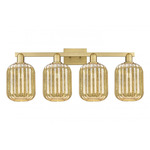 Preston Jar Bathroom Vanity Light - Brushed Brass / Mercury
