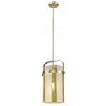 Pilaster 413 Pendant - Champagne Bronze / Mercury