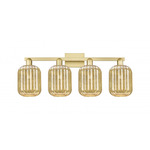 Preston Jar Bathroom Vanity Light - Satin Gold / Mercury