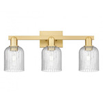 Bridal Veil 716 Bathroom Vanity Light - Satin Gold / Seedy