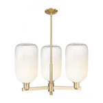 Brookhaven Cloche Chandelier - Champagne Bronze / Brookhaven Opal
