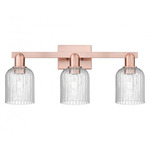 Bridal Veil 716 Bathroom Vanity Light - Antique Copper / Seedy