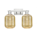 Preston Jar Bathroom Vanity Light - Brushed Satin Nickel / Mercury