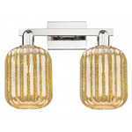 Preston Jar Bathroom Vanity Light - Polished Nickel / Mercury
