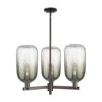 Brookhaven Cloche Chandelier - Oil Rubbed Bronze / Brookhaven Slate