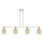 Bridal Veil 716 Linear Pendant - Polished Nickel / Mercury