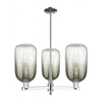 Brookhaven Cloche Chandelier - Polished Nickel / Brookhaven Slate