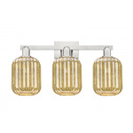Preston Jar Bathroom Vanity Light - Brushed Satin Nickel / Mercury