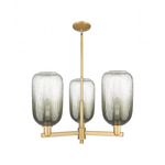 Brookhaven Cloche Chandelier - Brushed Brass / Brookhaven Slate