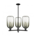 Brookhaven Cloche Chandelier - Champagne Bronze / Brookhaven Slate