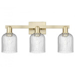 Bridal Veil 716 Bathroom Vanity Light - Antique Brass / Seedy