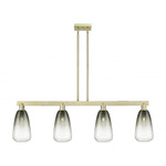 Brookhaven Almond Linear Pendant - Antique Brass / Brookhaven Slate