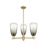 Brookhaven Almond Chandelier - Brushed Brass / Brookhaven Slate