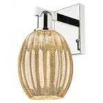 Preston Bulb Wall Sconce - Polished Nickel / Mercury